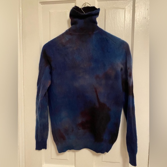 Lord & Taylor L 100% Cashmere Sweater hand dyed in T.O. by Courage My Love - Picture 4 of 7